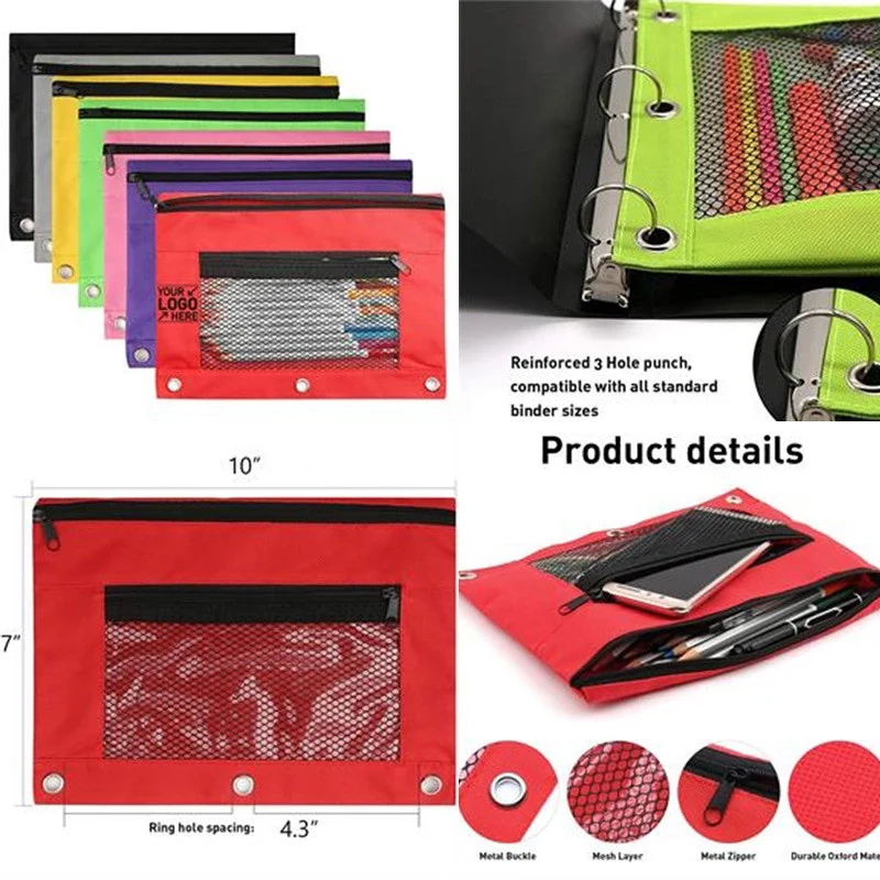 Pencil Pouches with Double Pocket 1
