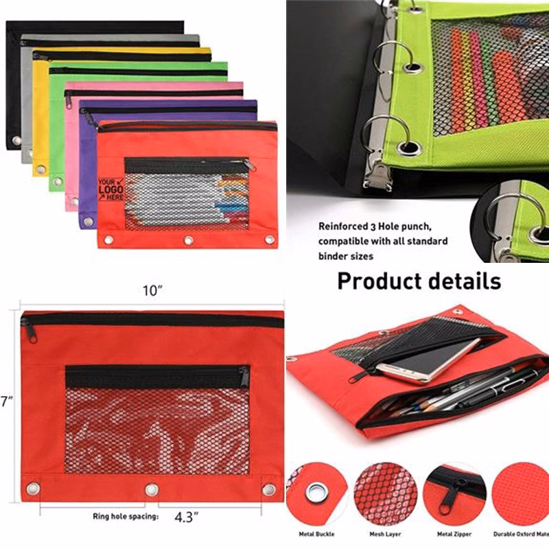 Pencil Pouches with Double Pocket