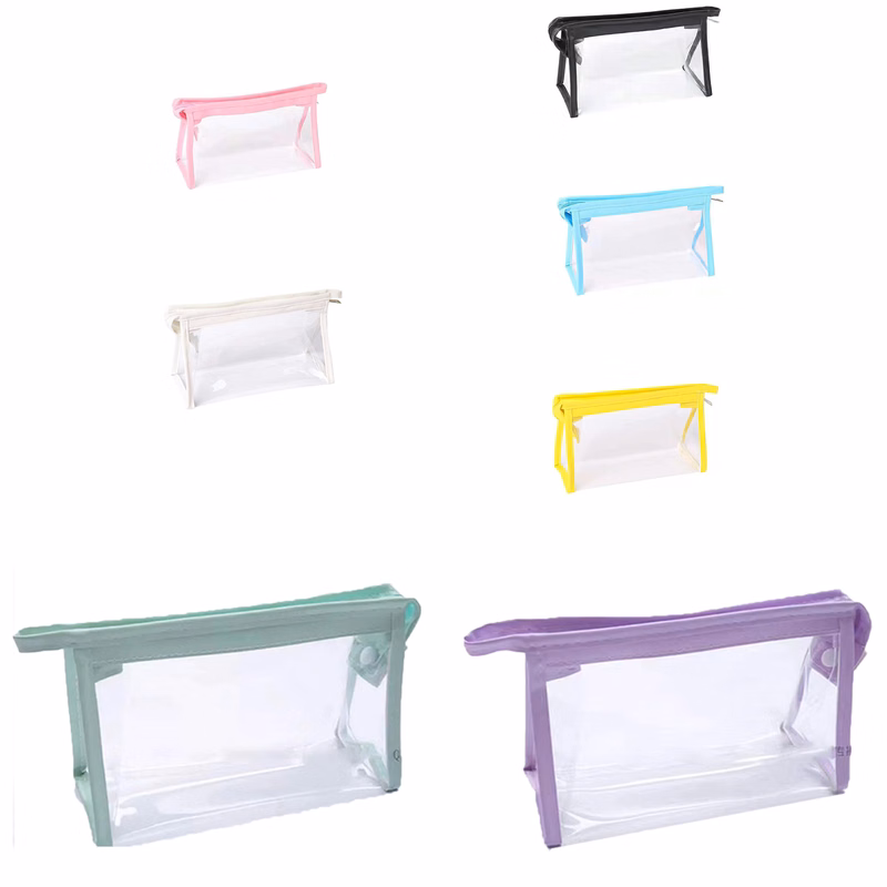 Transparent Large Capacity Pen Makeup Bag