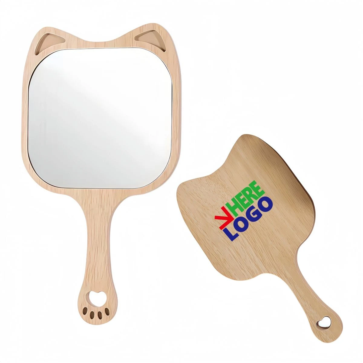 Wooden Hand Mirror 1