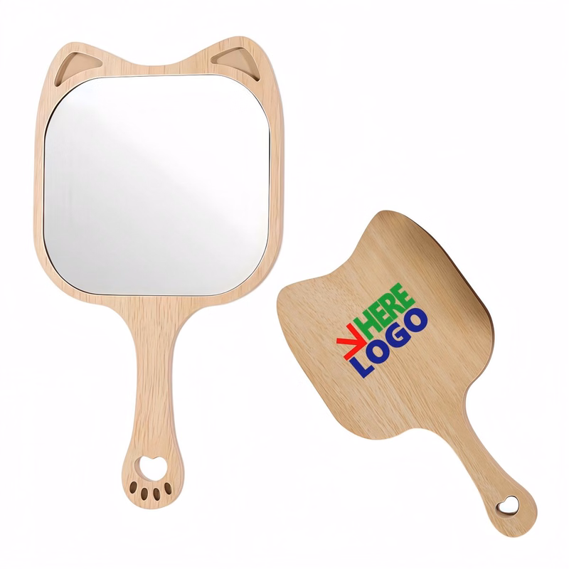 Wooden Hand Mirror