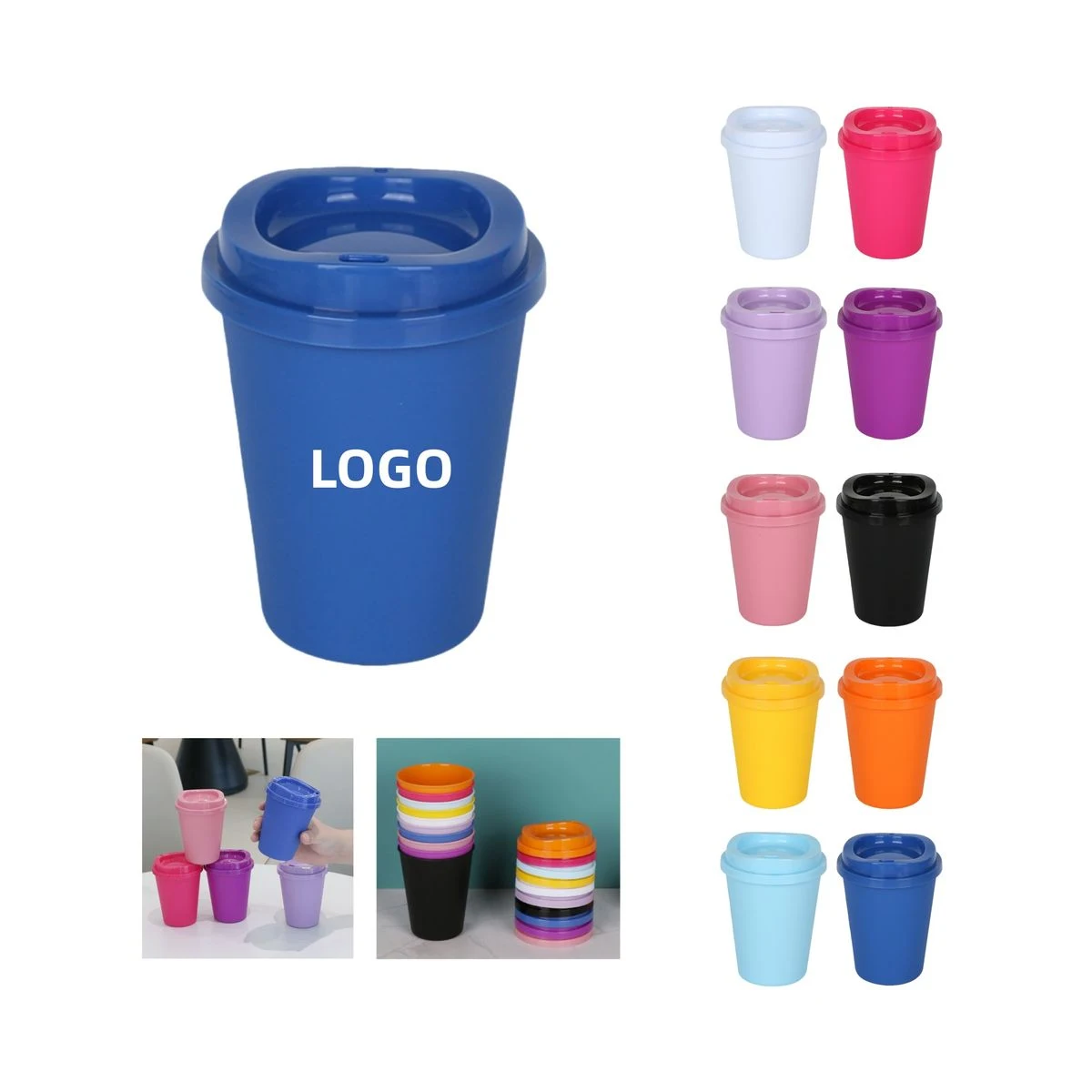 Durable Lid Coffee Tea Drinking Cup 1
