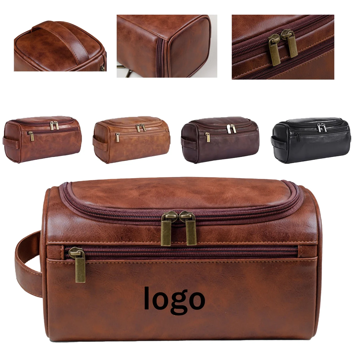 Large-Capacity Waterproof Leather Organizer 1