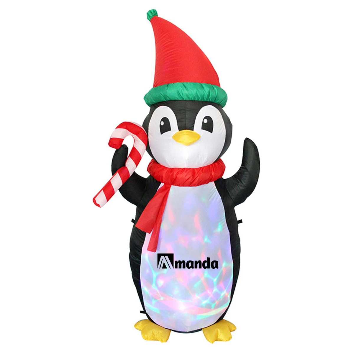 Christmas Inflatable Penguin with LED Lights Decoration 1