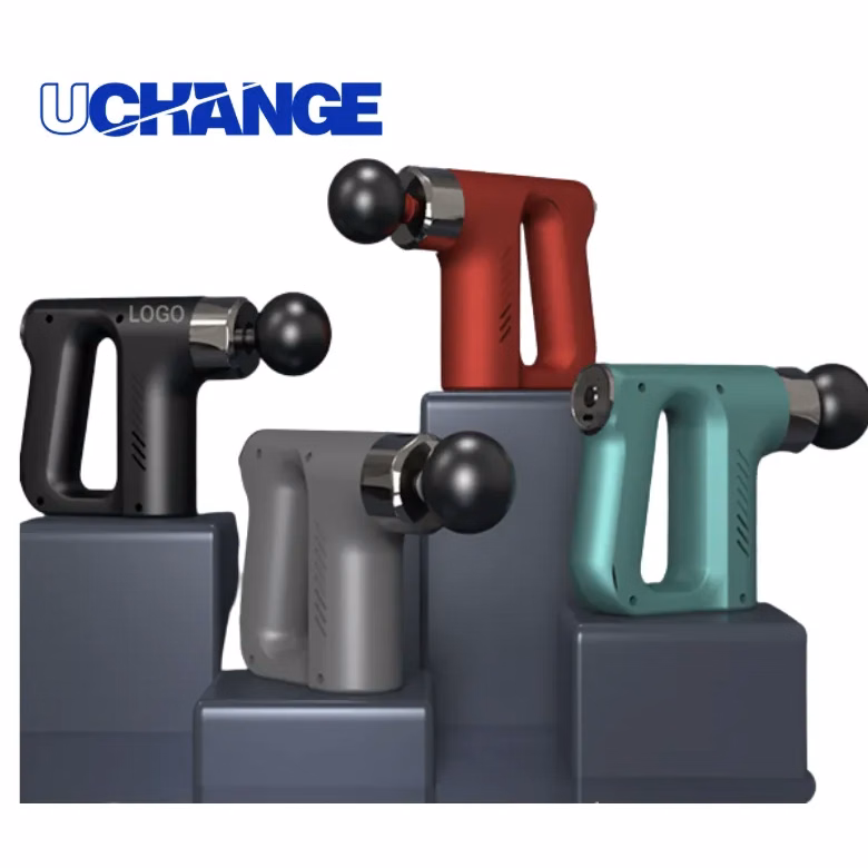 Mini Massage Gun with 4 Heads and Quiet Motor