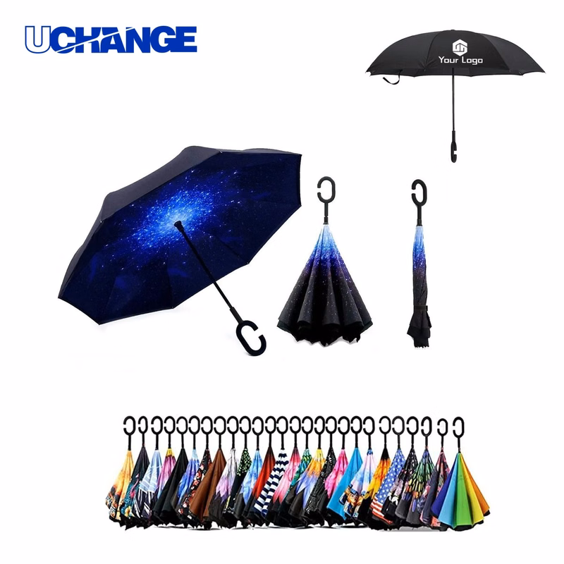 Reversible Umbrella Tool for Rain