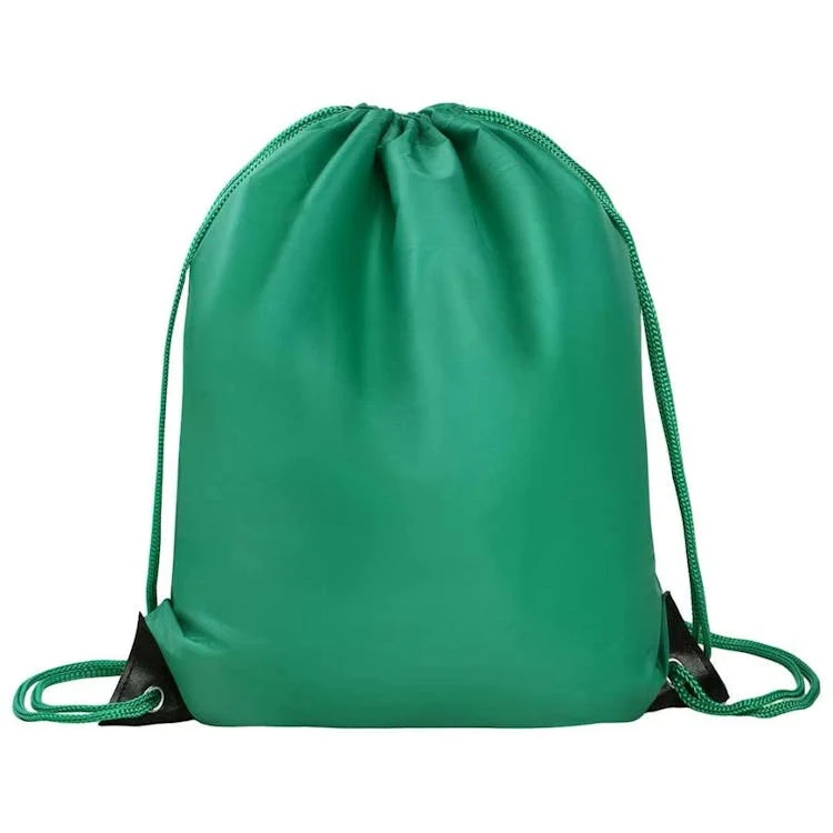 Green Drawstring Bag 17" 1