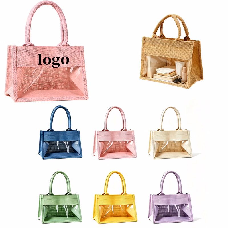 Small Jute Tote Bag