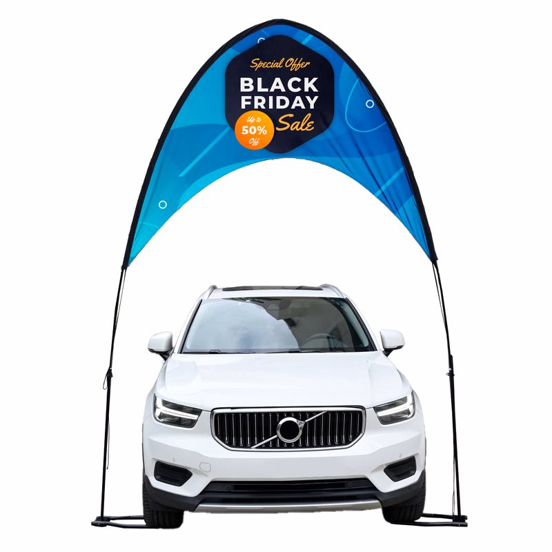 Car Arch Display- 110"x130"