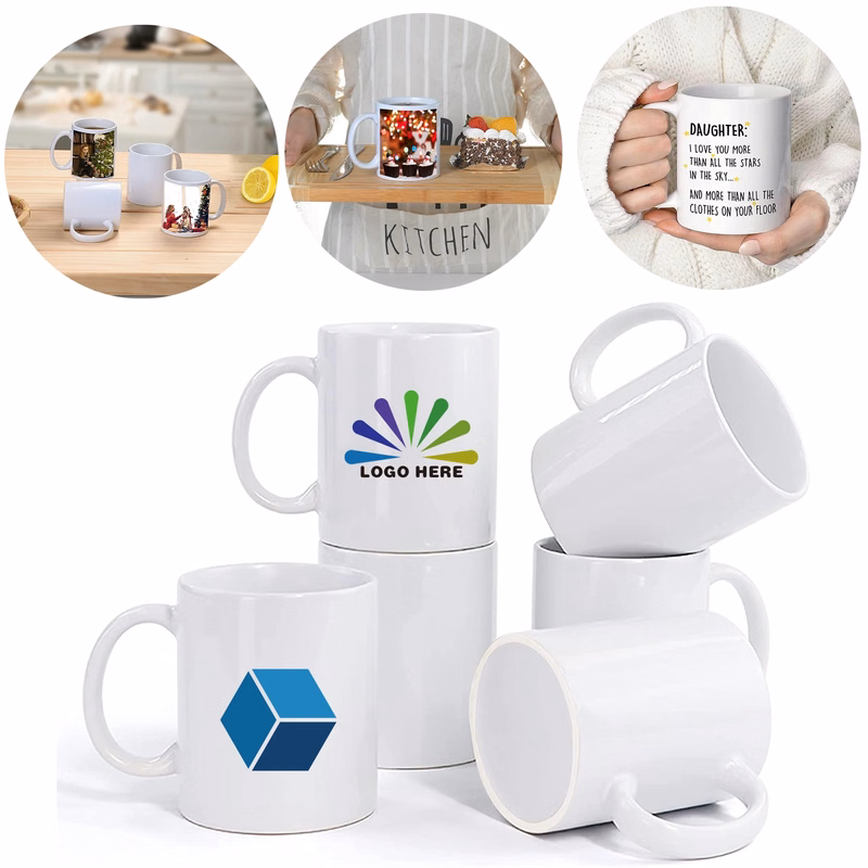11oz Full Color Sublimation Ceramic Mug MOQ 50pcs