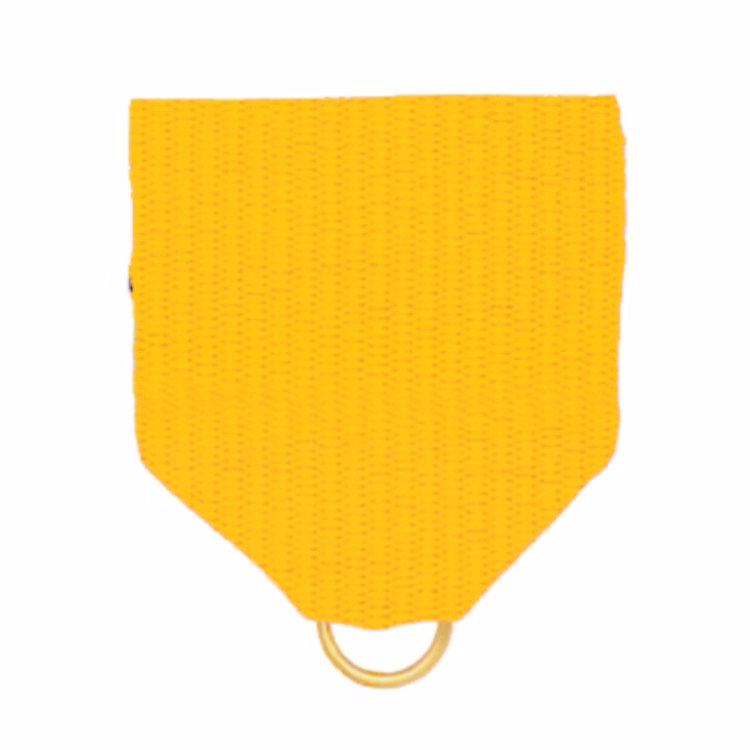 Solid Yellow Pin Drape Ribbon with Jump Ring