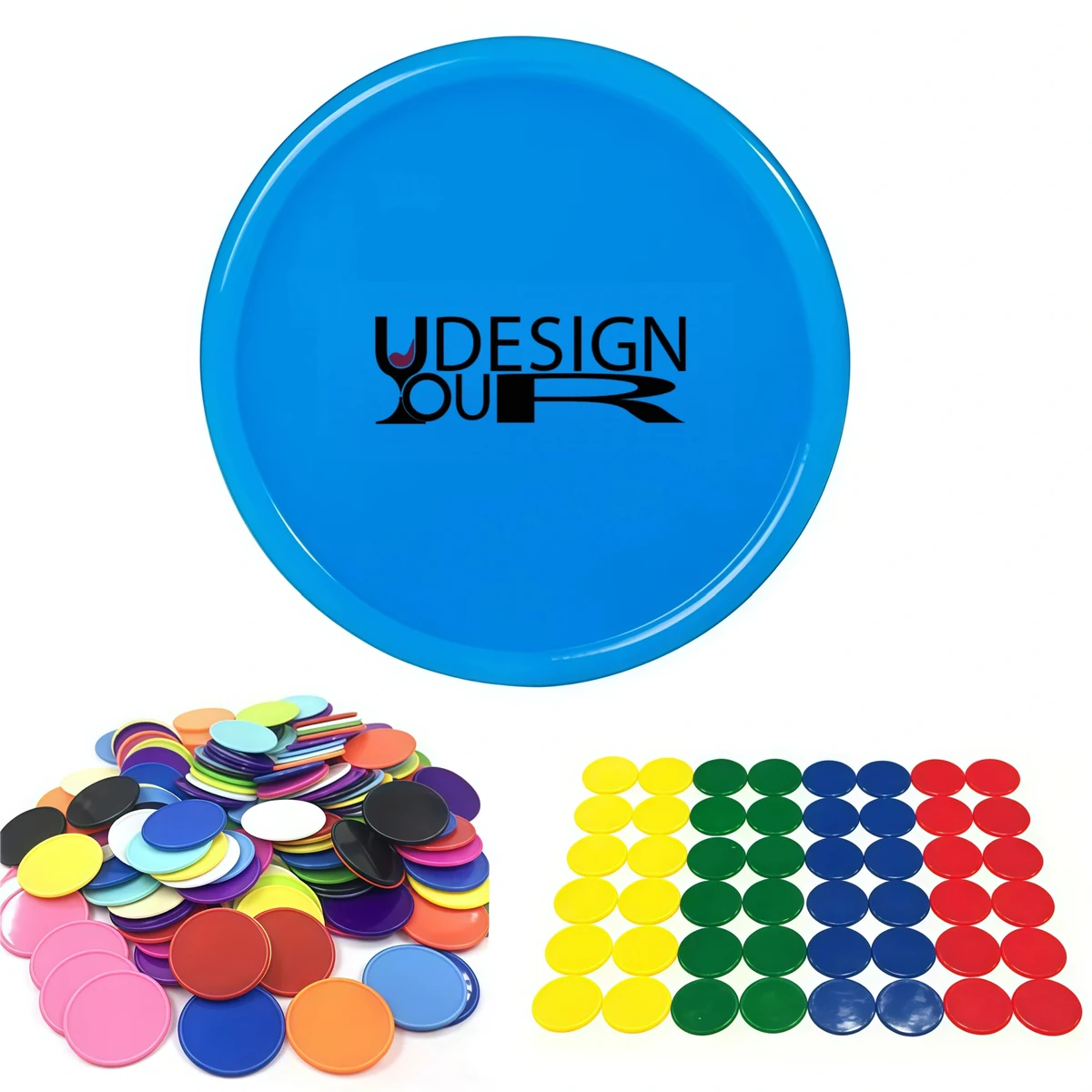 Full Color Printed Round Plastic Token 1