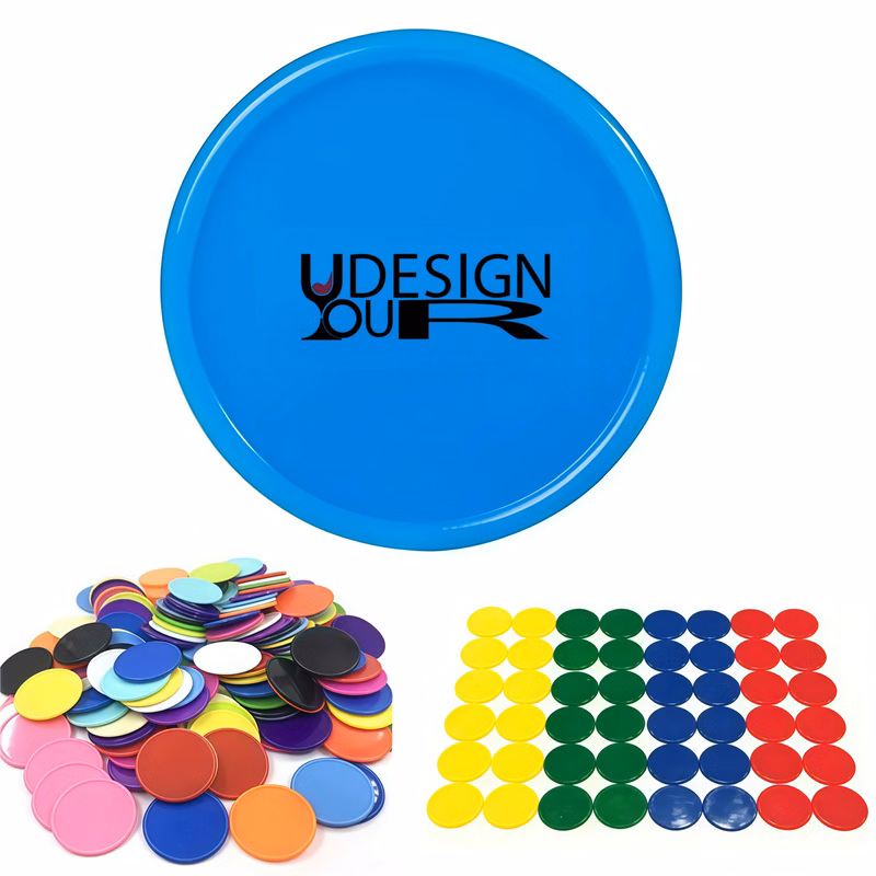 Full Color Printed Round Plastic Token