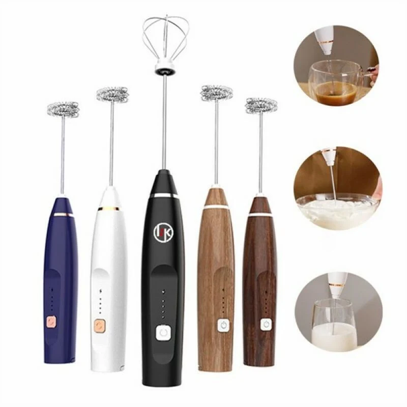 Rechargeable Handheld Electric Whisk Coffee Frother 1