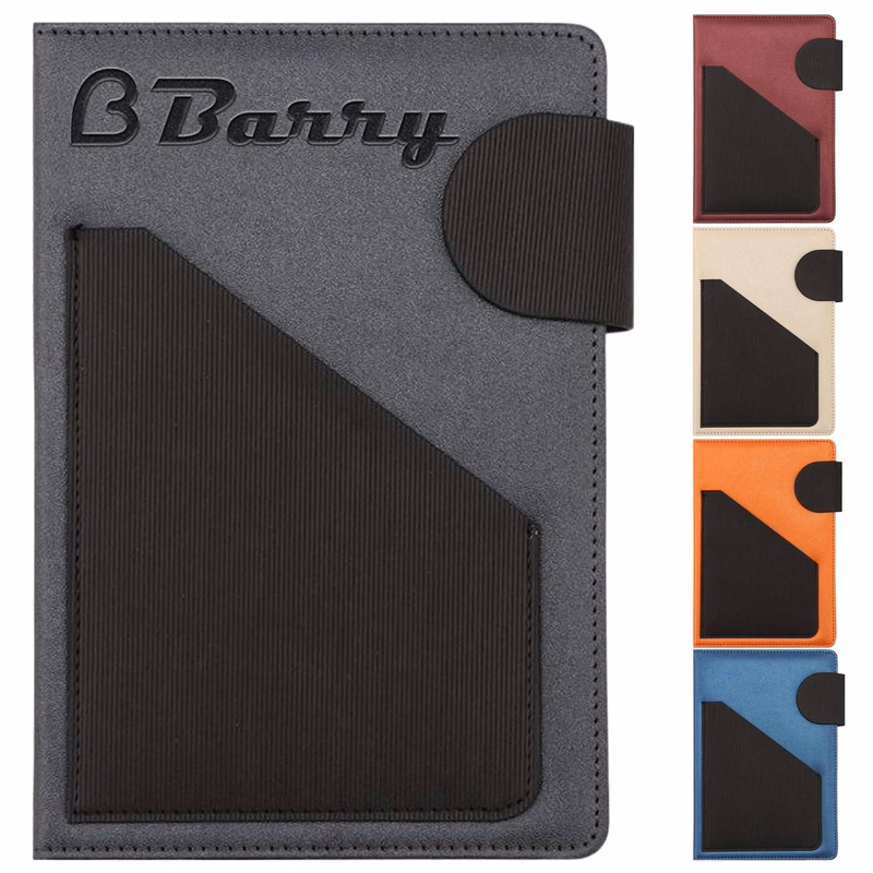 A5 PU Leather Business Notebook w/ Pocket