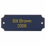 1" x 2-1/2" Engraved Perpetual Plate