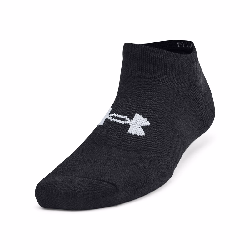 UA Training Cotton Kids' 3-Pack No Show Socks