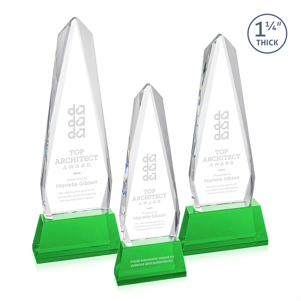 Cheswick Award on Entwhistle Base - Green 1