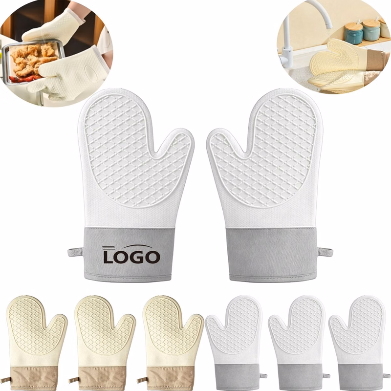 Silicone Two-Finger Oven Mitt