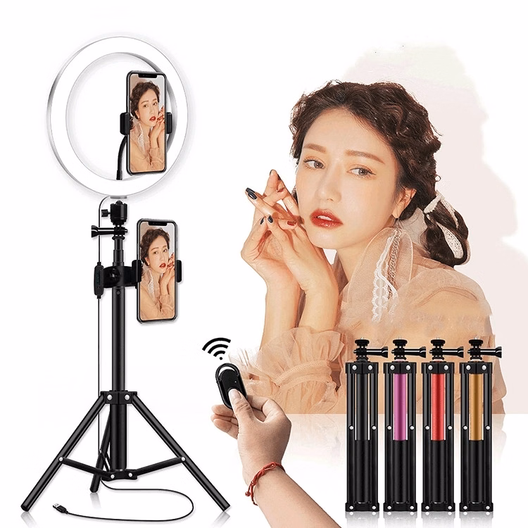 8" LED Selfie Ring Light with Tripod Stand