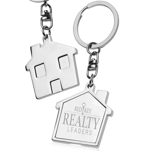 House Metal Keychain 1
