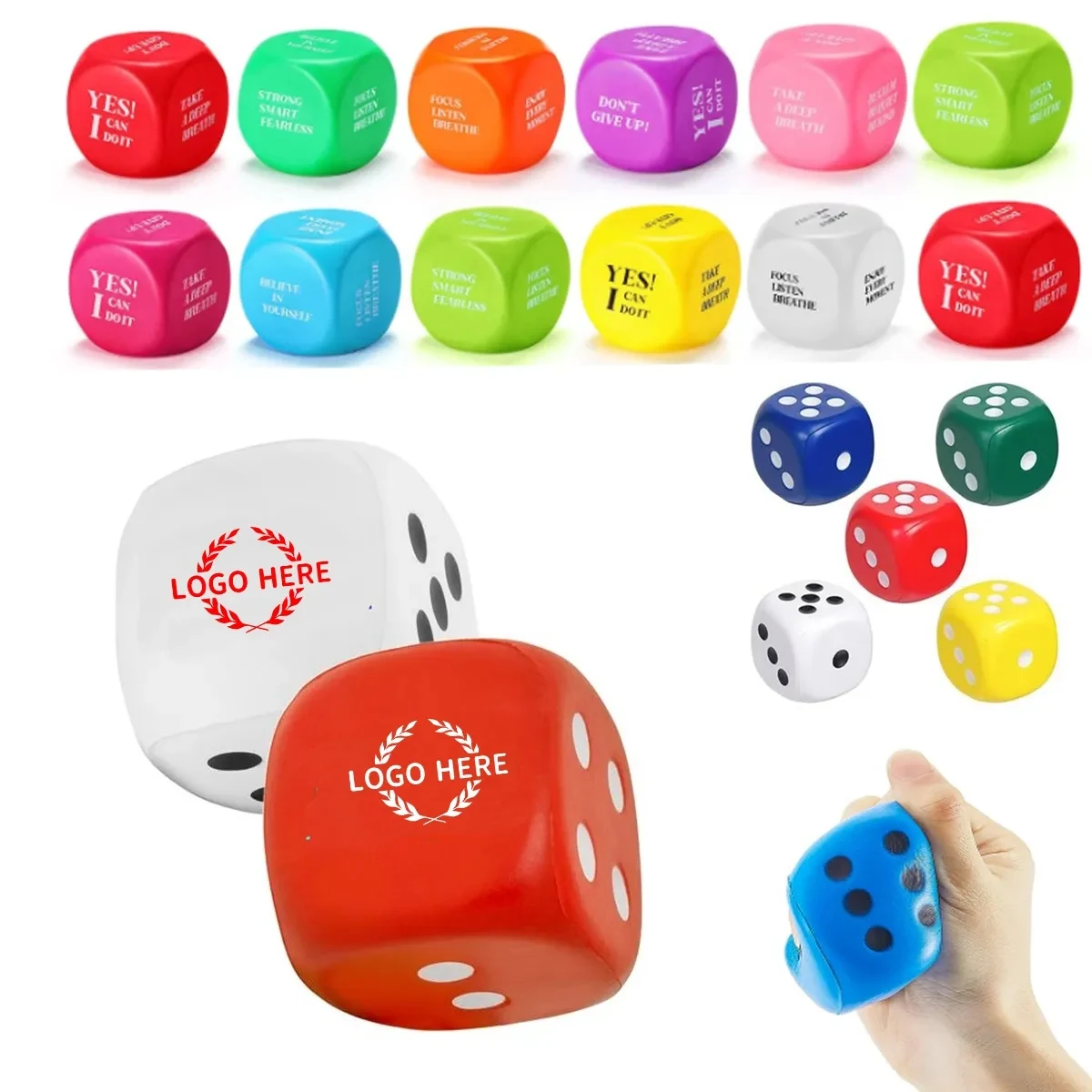 Custom Dice Stress Ball 1