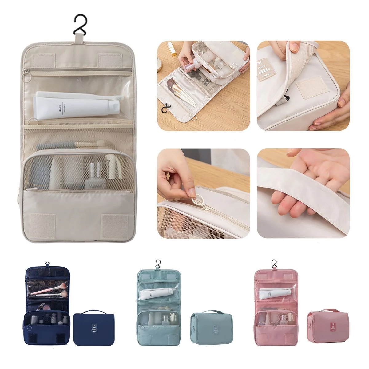 Portable Hanging Travel Toiletry Bag 1