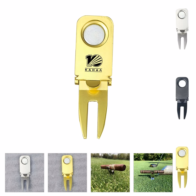 Multi-Use Magnetic Golf Divot Tool
