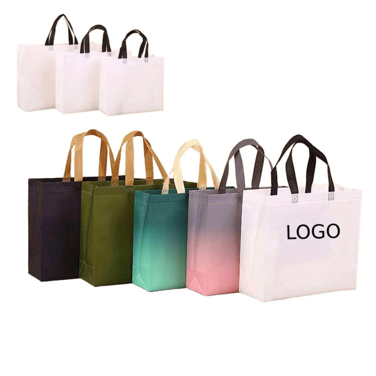 Lightweight Reusable Laminated Non-Woven Tote Bag 1