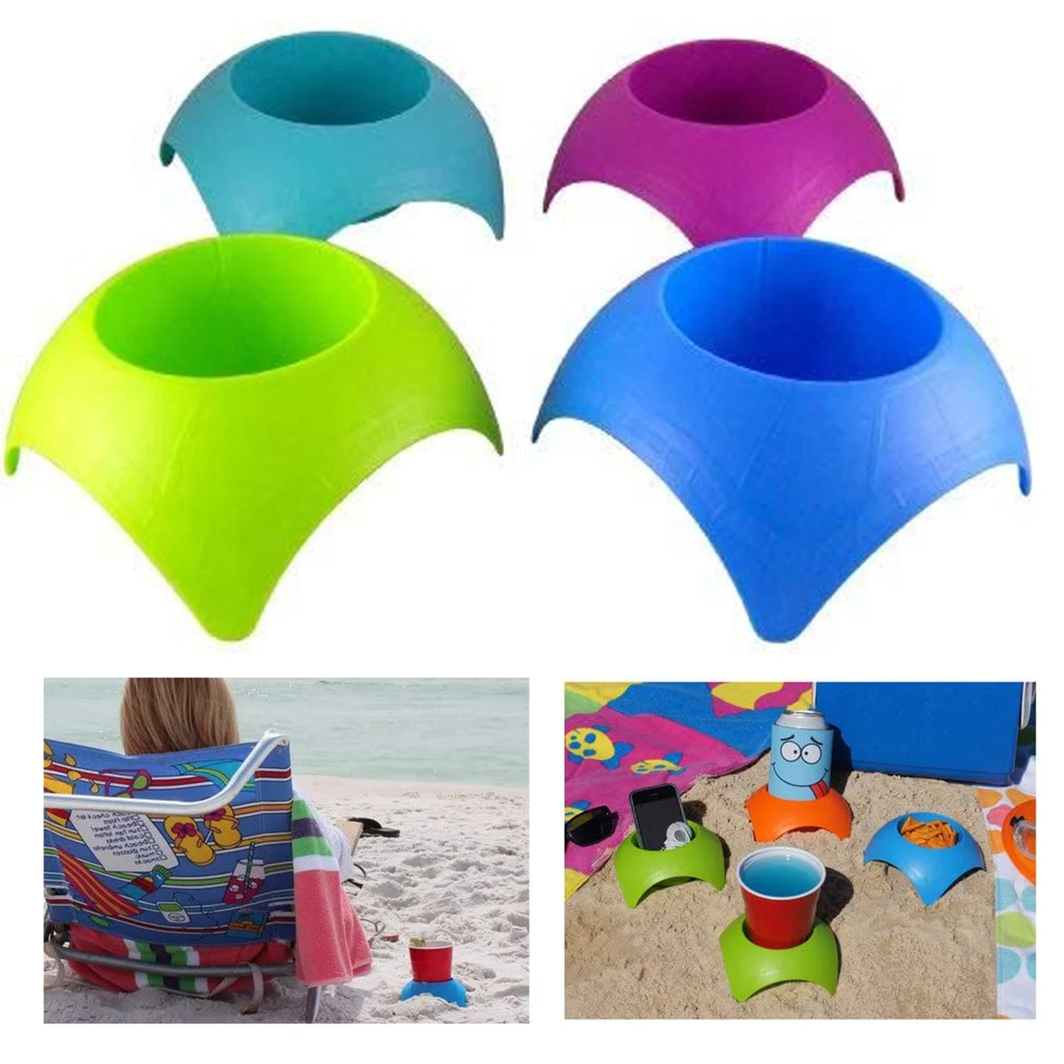 Starfish Drink Cup Holder Sand Coasters 1