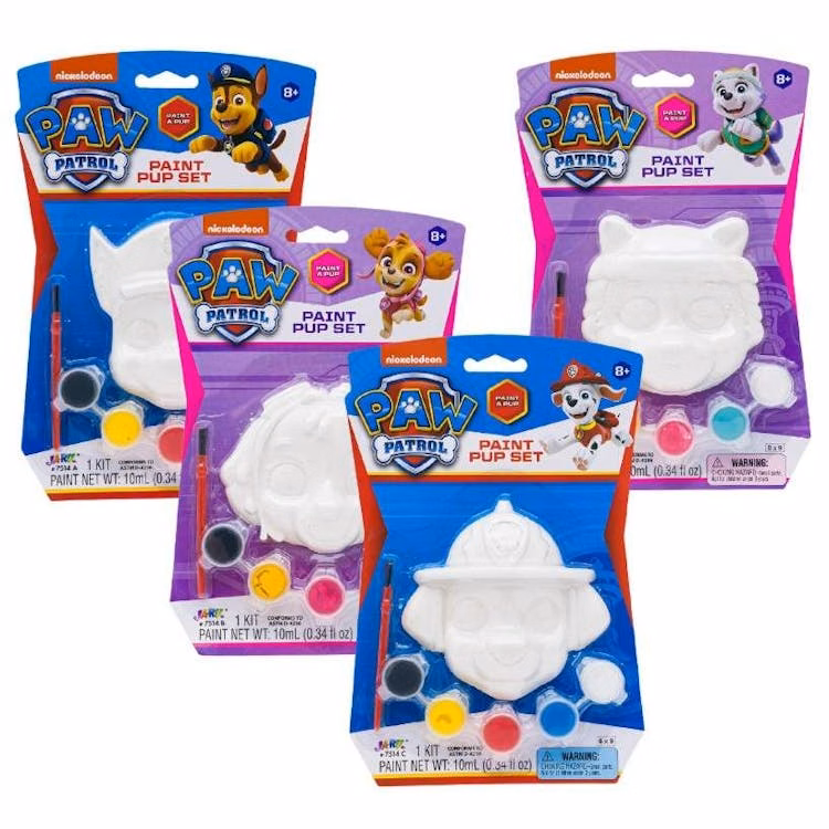 Paw Patrol Paint Pup Set Assorted
