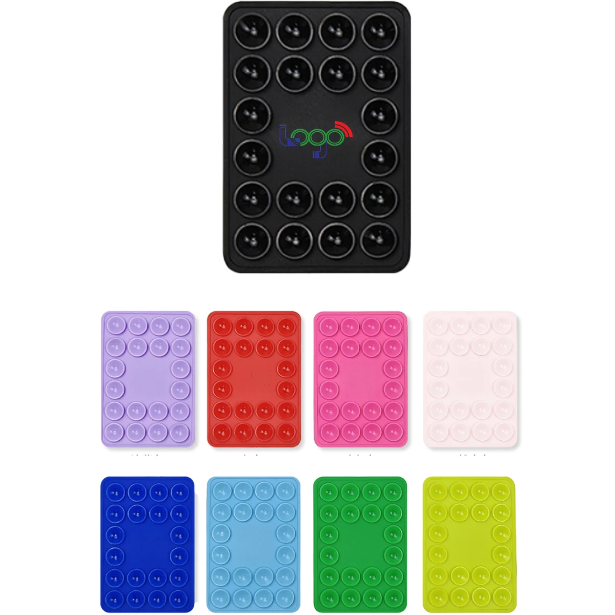 20-Piece Single-Side Silicone Suction Cup Power Bank Style 1