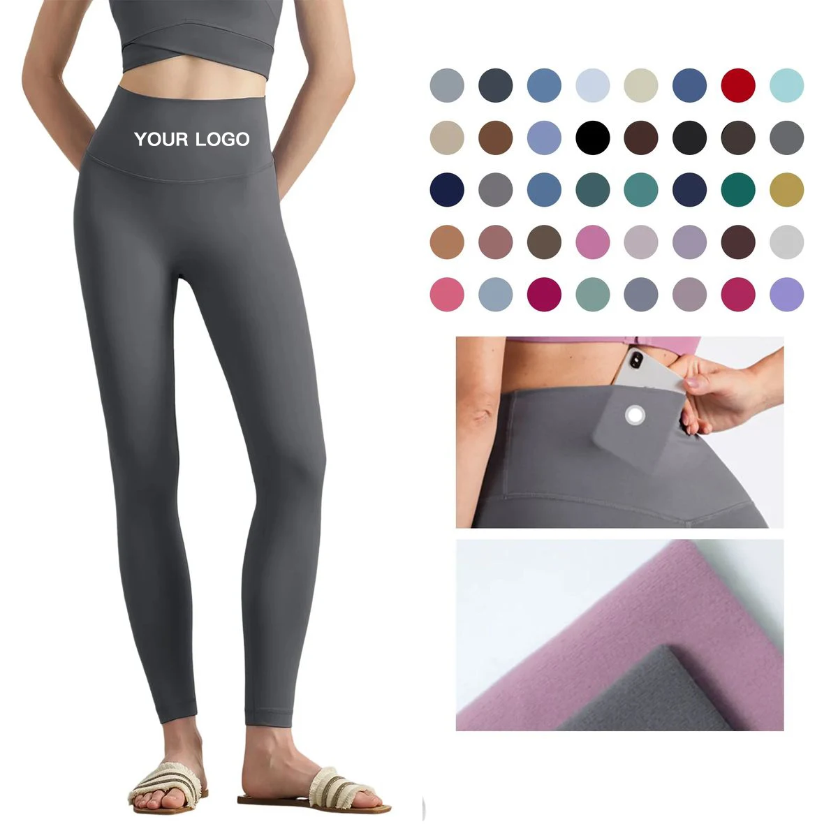 Athletic Leggings with Four Way Stretch 1