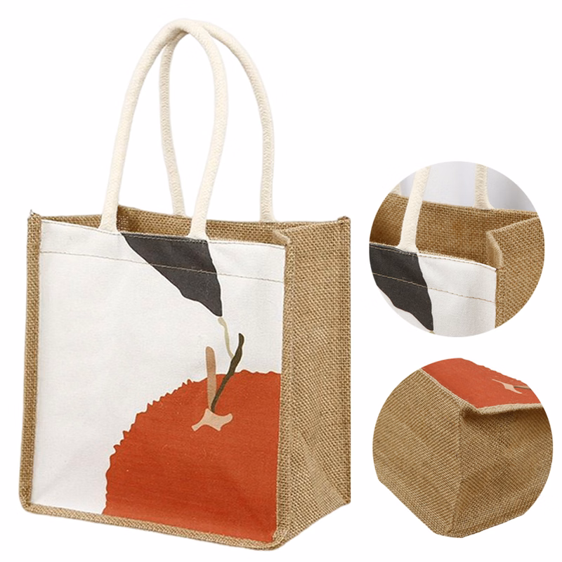 Environmental-Friendly Jute Tote Bag