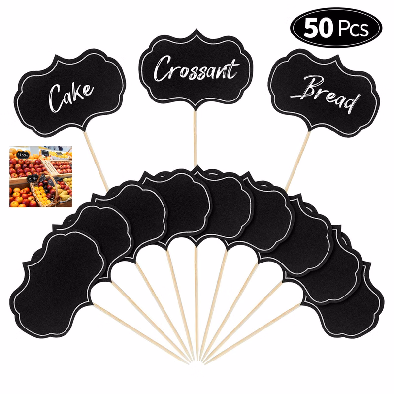 50 Pieces Cheese Markers