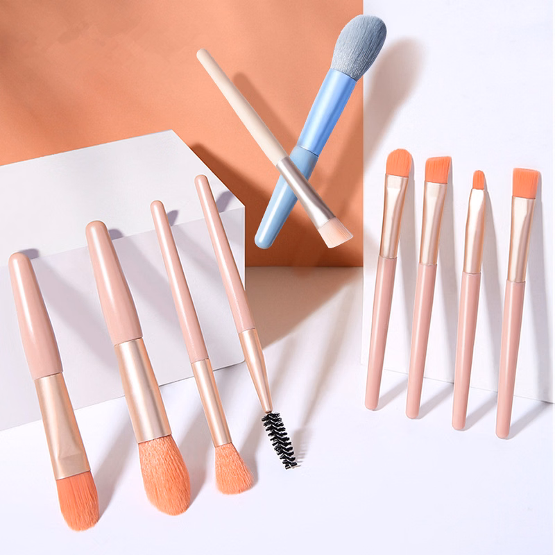 8Pcs Portable Makeup Brush Travel set