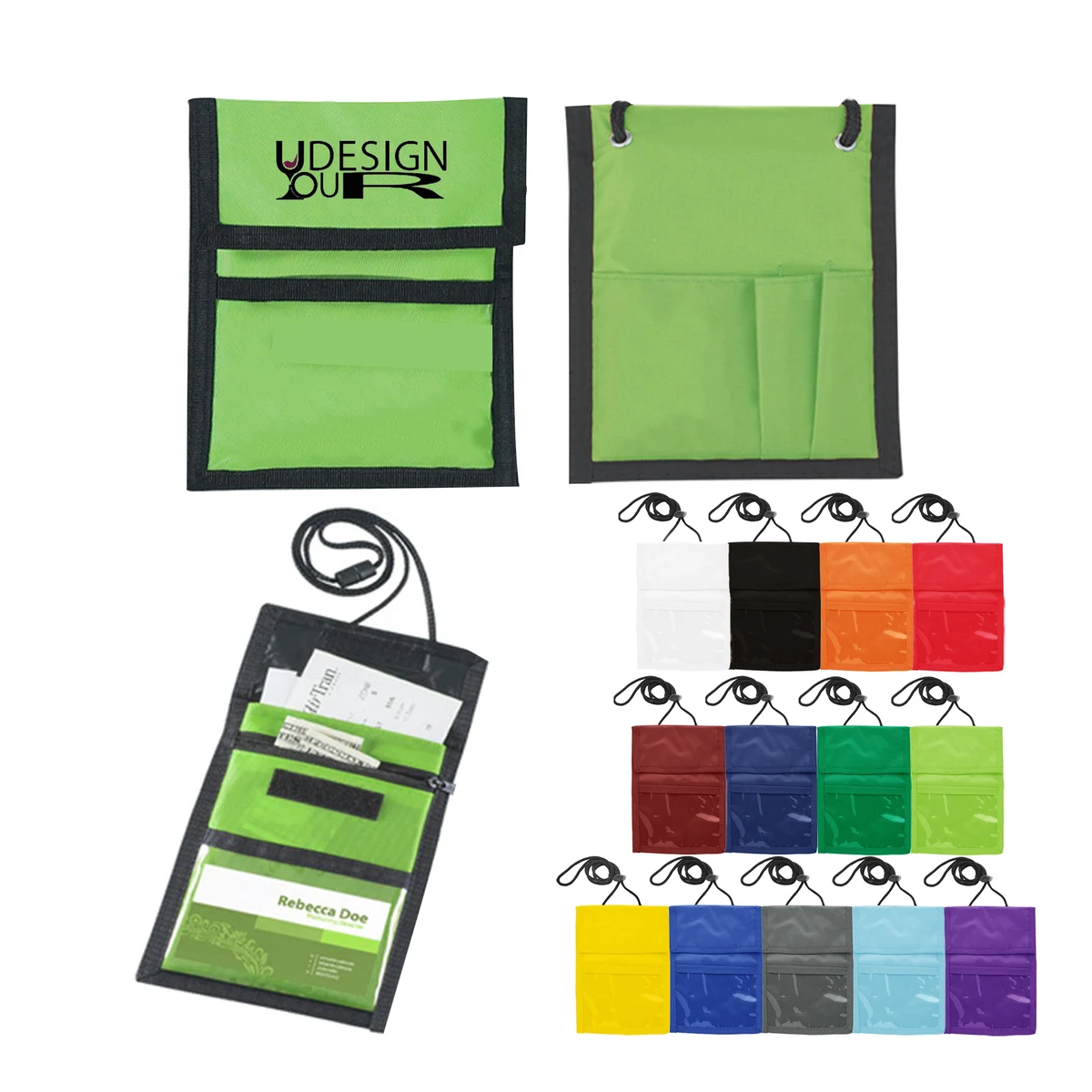 Passport or Trade Show Badge & Travel Wallets 1