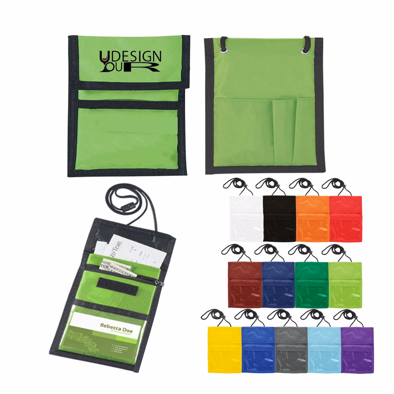 Passport or Trade Show Badge & Travel Wallets