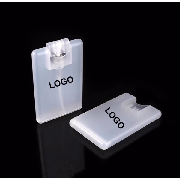 20ml Plastic Credit Card Shape Pocket Size Flat Spray Bottle