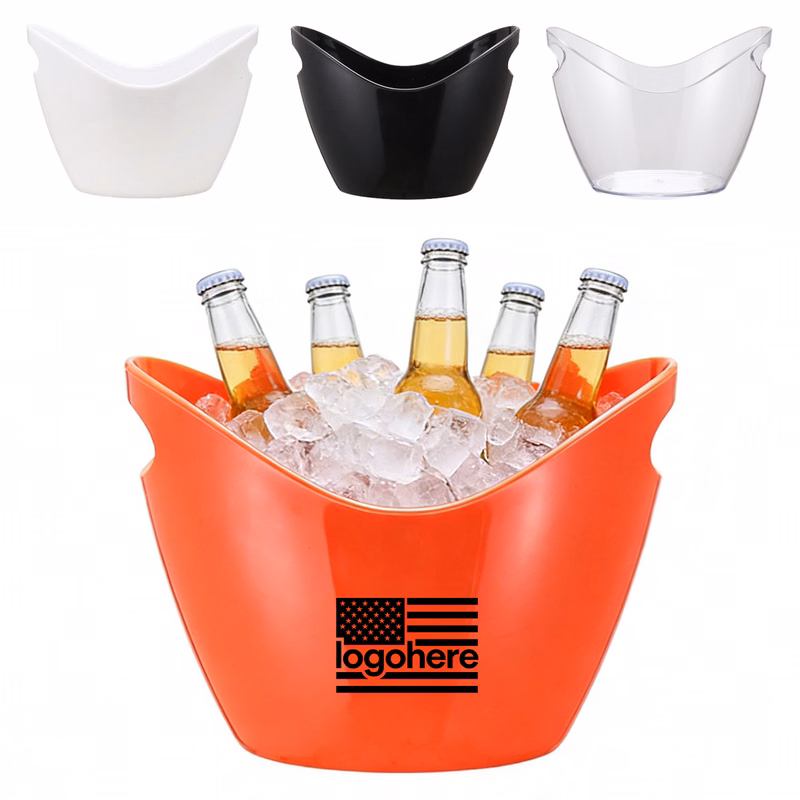 Oversized Crystal Clear Acrylic Wine Ice Bucket