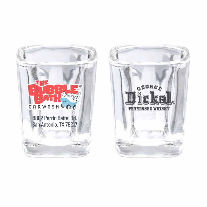Square Shaped 1.5 oz. Shot Glass