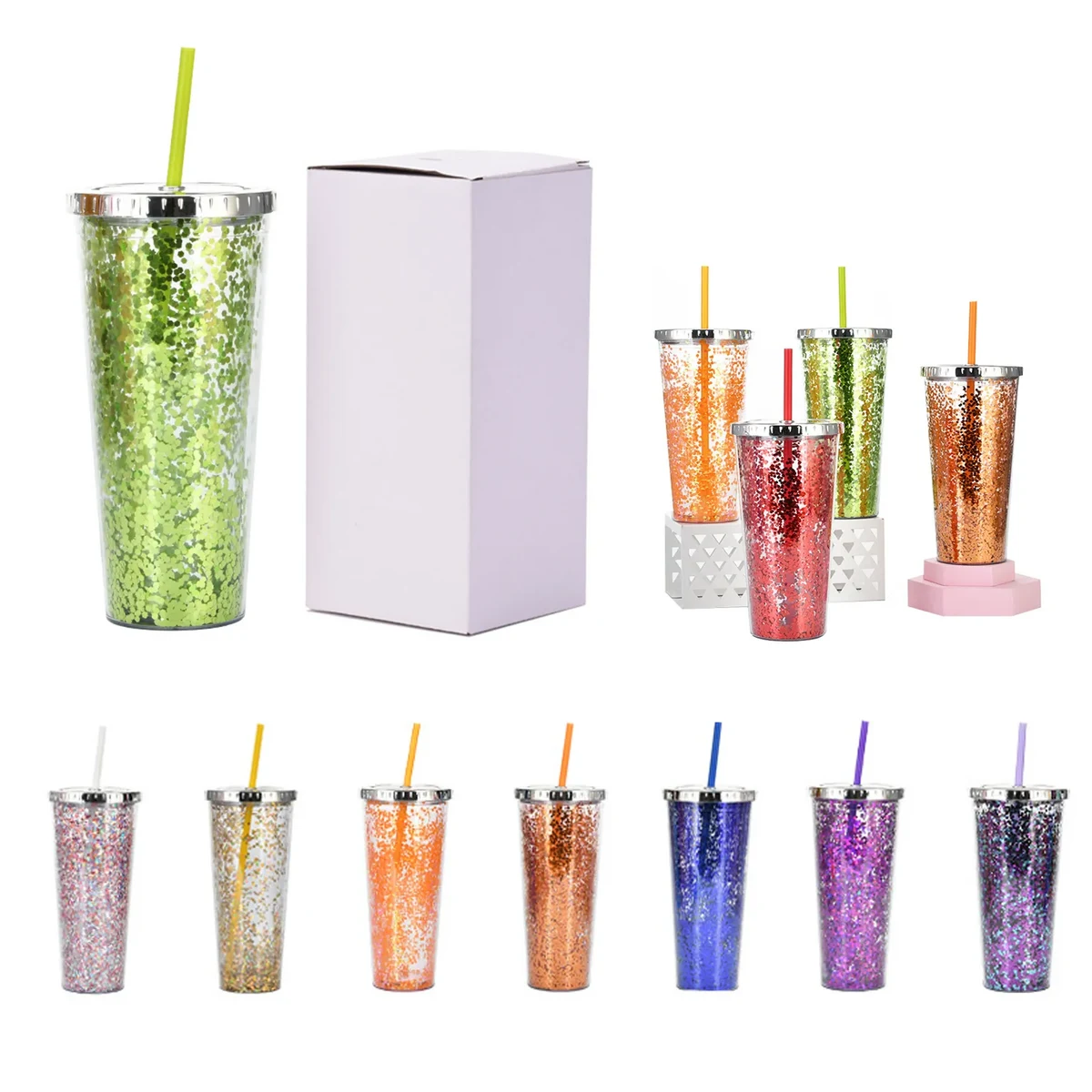 24Oz Double Wall Insulated Tumbler Cups 1