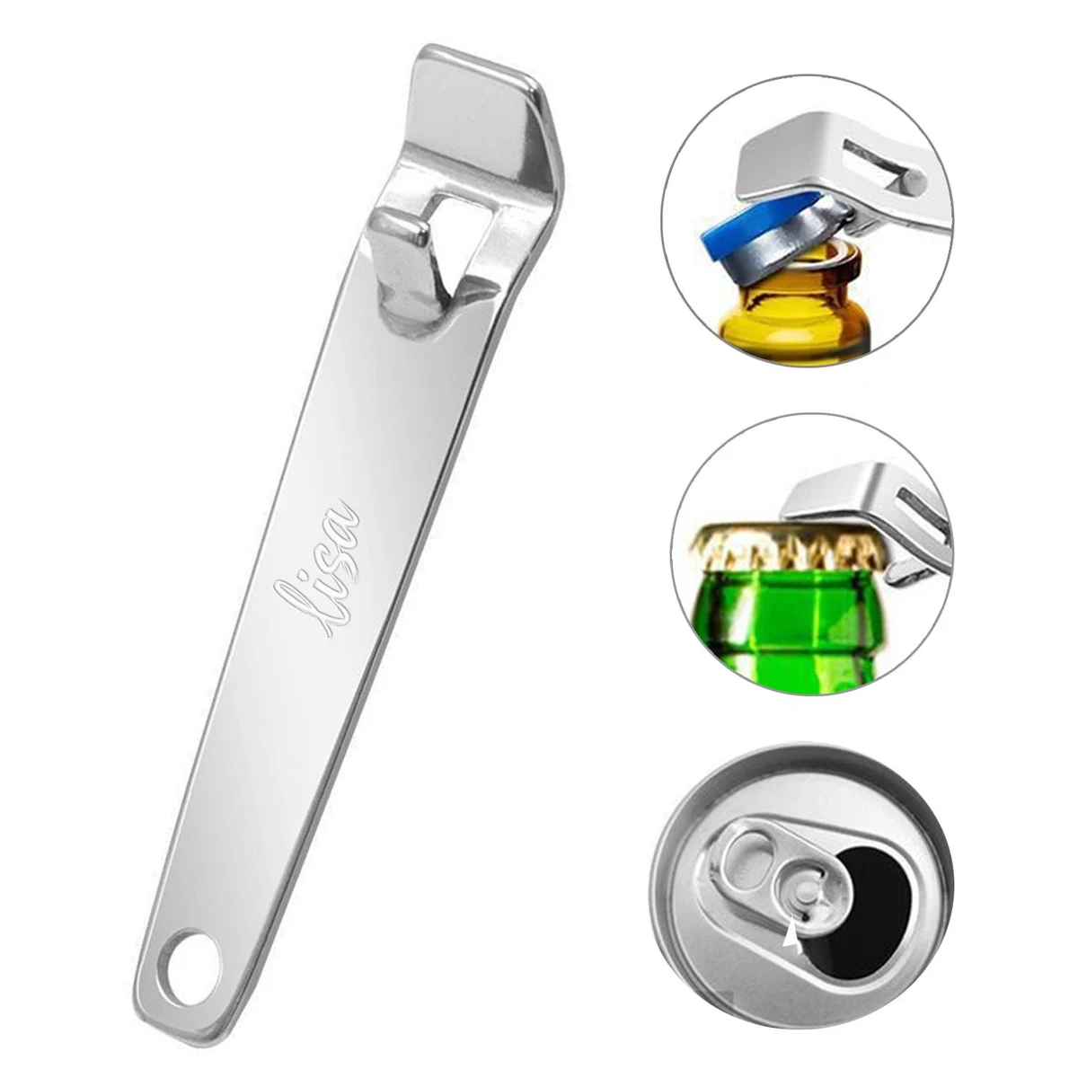Manual Multifunction Stainless Steel Bottle Opener 1