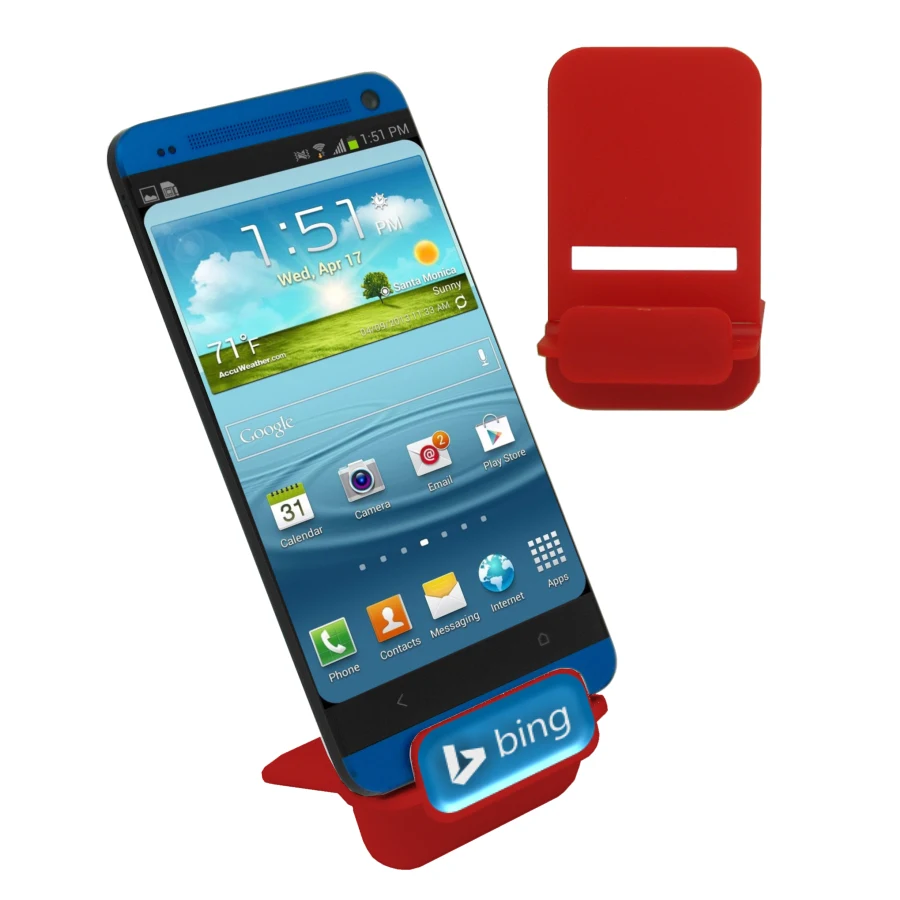 Folding Cell Phone Stand - Full Color Print 1