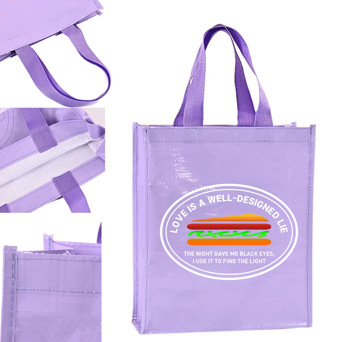 Laminated Shopping Tote Bag 1