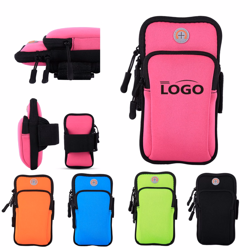 Running Neoprene Armband Customizable Logo