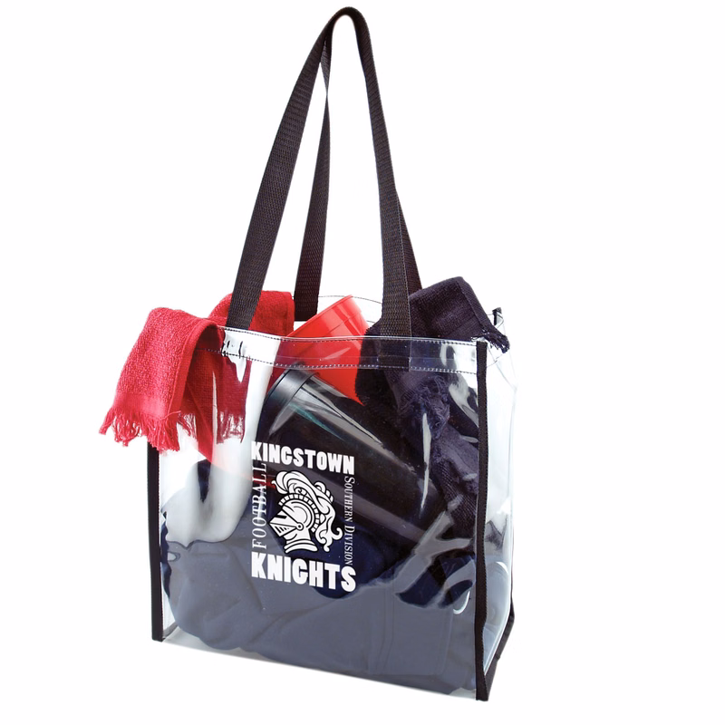 Clear Stadium Tote Bag (12"x12"x6")