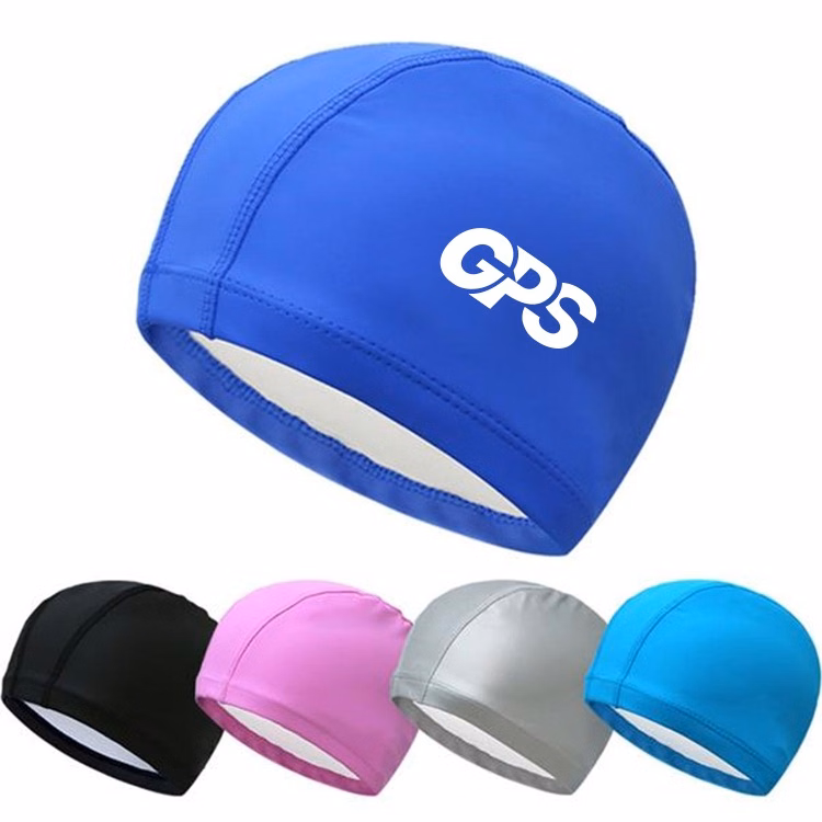 Adult Size Swim Cap With Pu Coat
