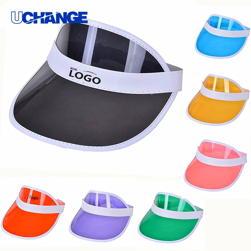 Clear Plastic Hollow-Top Sun Hat