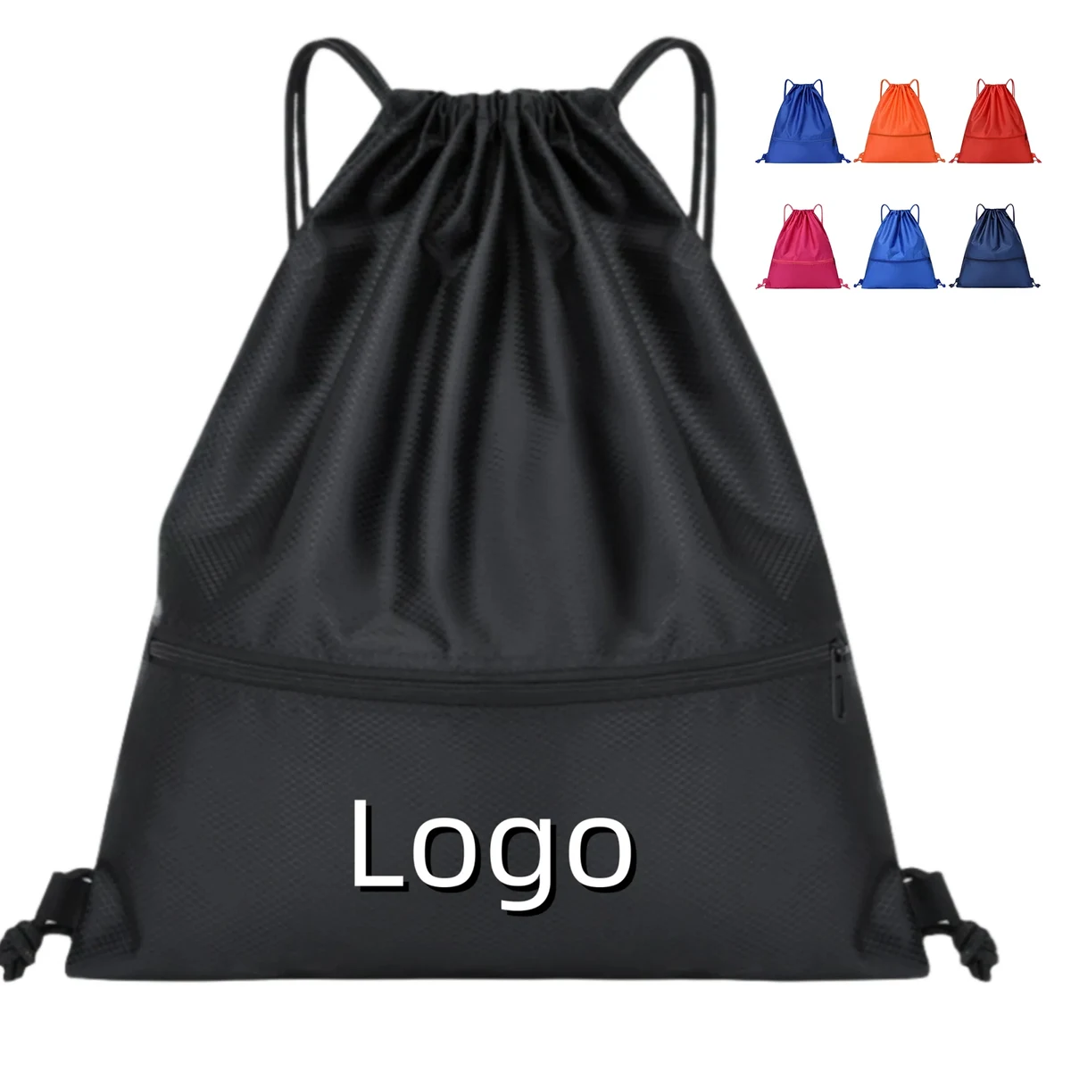 Oxford Drawstring Backpack 14.6"x18" 1